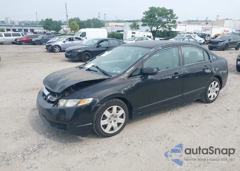 2010 Honda Civic Lx из США, поврежденный, VIN 2HGFA1F52AH532736